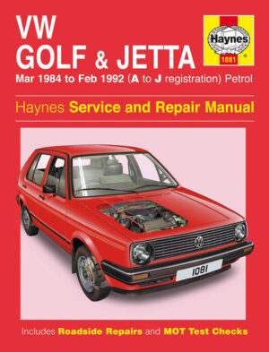 Volkswagen Golf and Jetta Mk 2 Petrol 1984 - 1992 (Haynes 1081)