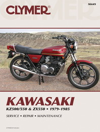 Kawasaki KZ500/550 & ZX550 1979 - 1985 (Clymer M449)