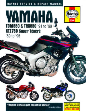 Yamaha TDM850 and TRX850 1991 - 1999 and XTZ750 Super Tenere 1989 - 1995 (Haynes 3540)