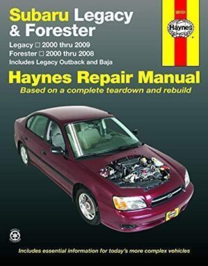 Subaru Legacy 2000 - 2009 and Forester 2000 - 2008 Petrol (Haynes 89101)