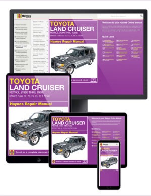 Toyota Land Cruiser Repair Manual Petrol 1980-1998 (Mol 92750)