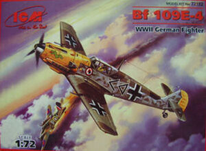 Messerschmidt BF109E-4    1/72 Scale (ICM72132)