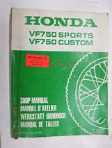 Honda VF750 Sports and VF750 Custom Shop Manual (Honda Motor CO., LTD. 1982)
