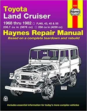 Toyota Land Cruiser 1968 to 1982 FJ40, 43, 45 and 55 (Haynes 92055)