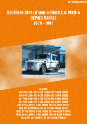 Mercedes-Benz (W460) G-Models & Puch-G Repair Manual 1979-1991 (Autobooks202511)