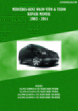 Mercedes-Benz (W639) Vito & Viano Repair Manual 2003-2014 (Autobooks202509)