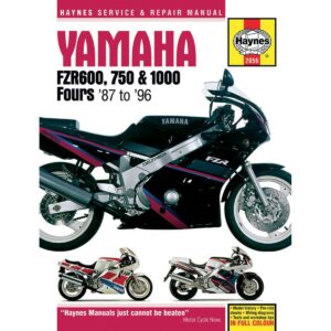Yamaha FZR600, 750 & 1000 Fours Repair Manual 1987-1996 (Haynes 2056)